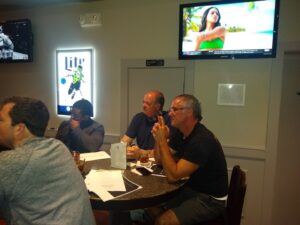 Members meeting at Thirsty Whale