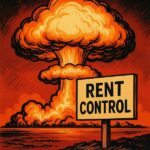 Rent Control mushroom cloud explosion